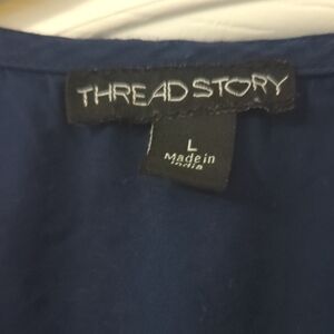 Thread Story Women's Navy Blue Top